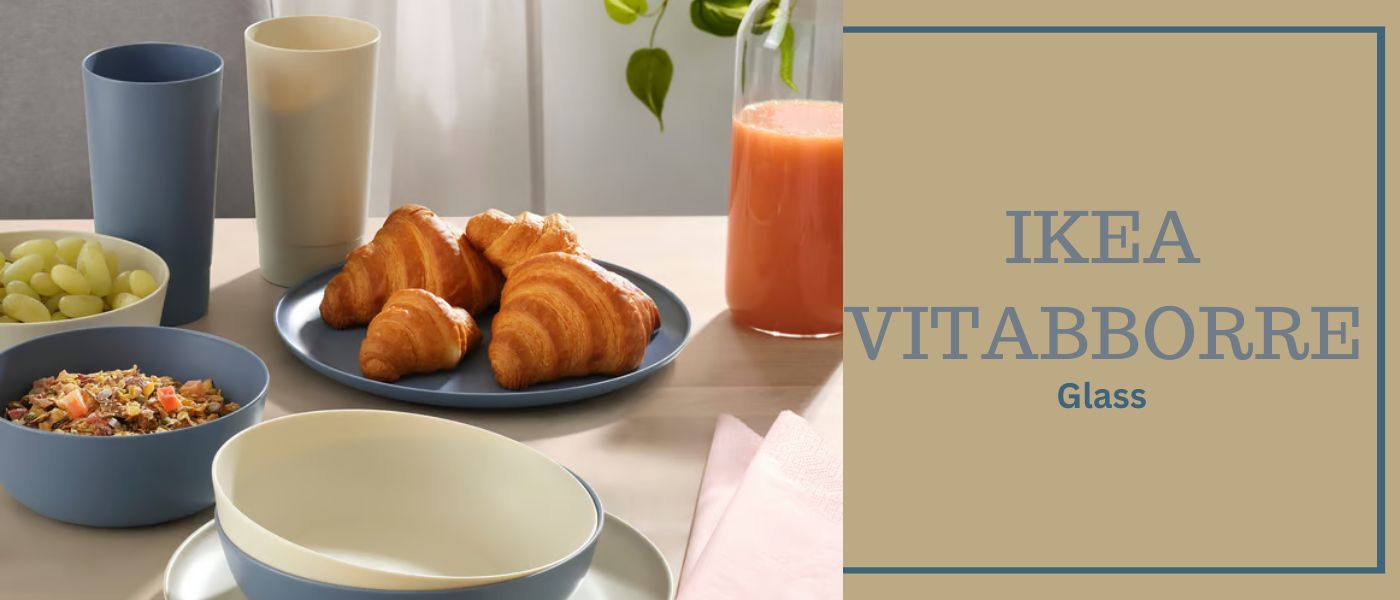 لیوان ایکیا مدل IKEA VITABBORRE